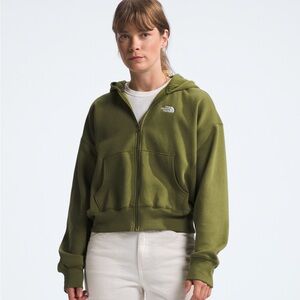 The North Face Women's Forest Green Zip-Up Hoodie